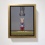 Painting of a toy rabbit