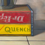 Still life painting of a soda can bouquet