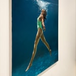 Painting of a woman under water