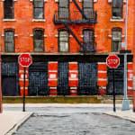 Painting of a New York City street