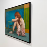 Painting of a woman with red hair