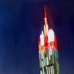 Painting of New York City skyline