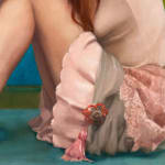 Painting of a woman with red hair