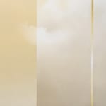 Painting of clouds in yellow tones