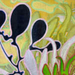 Abstracted flower painting