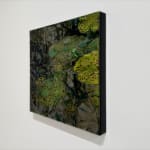 Mixed media artwork of waterlilies