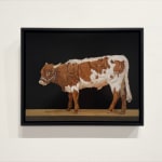 Painting of a Texas longhorn