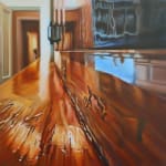 Painting of a kitchen counter