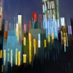 Painting of New York City skyline