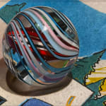 Painting of colorful marbles