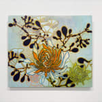 Abstracted floral painting