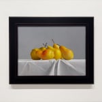 Still life painting of pears