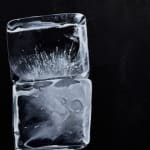 Painting of a tower of ice
