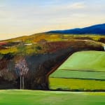 Painting of a Vermont field