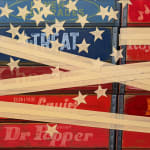 Painting of an American flag