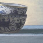 Painting of six teacups