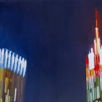 Painting of New York City skyline