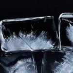 Painting of stacked ice