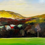 Painting of a Vermont field