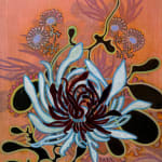 Abstracted floral painting