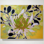 Abstracted flower painting