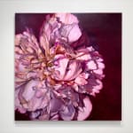 Painting of a peony