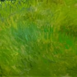 Landscape painting of a marsh