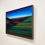 Abstracted landscape painting