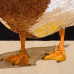 Painting of a mallard duck