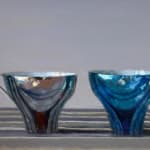 Still life painting of three cups