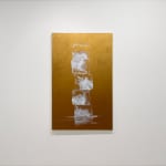 Painting of a golden ice tower