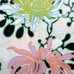 Abstracted painting of flowers