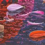 Still life painting of flowers