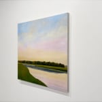Painting of a marsh in autumn