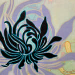 Abstracted floral painting