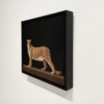 Painting of a mountain lion