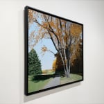 Painting of a tree with fall foliage