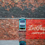 Painting of a brick wall