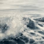 Painting of a rolling wave