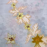 Painting of floral abstract design
