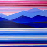 Abstracted landscape of Puget Sound