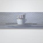 Painting of two teacups