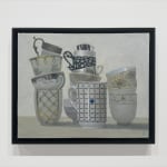 Painting of stacked teacups