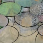 Painting of lilypads