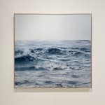 Painting of a rolling wave