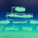 Painting of ice cubes