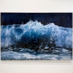 Painting of a crashing wave
