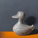 Painting of three toy ducks