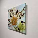 Abstracted floral painting