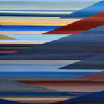 Abstracted landscape of Columbia Gorge